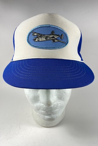 Cappello berretto blu bianco - cappello,