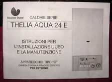 Manuale di manutenzione della caldaia a gas THELIA ACQUA 24 E 
