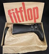 FITFLOP stivale donna in pelle mod. NOEMI Double Buckle tg.41 EU