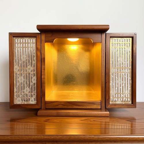 Altare buddista legno - buddista, in