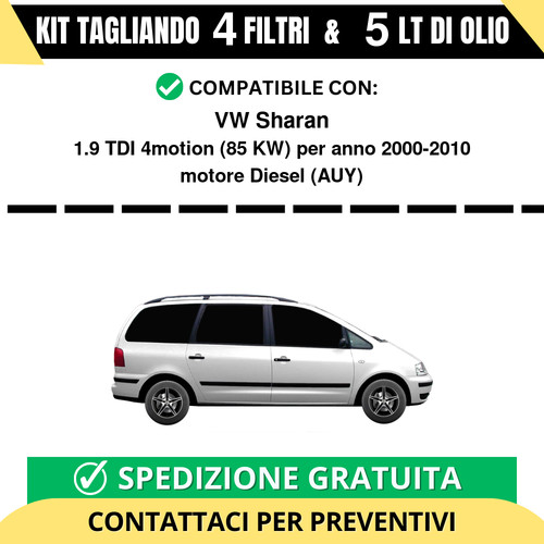 Tagliando per sharan 9 - tagliando, vw