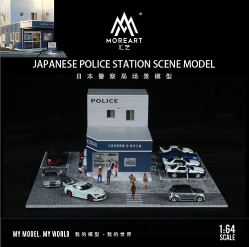 Diorama garage scena - 1:64,