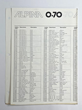 Original 1979 - Alpina