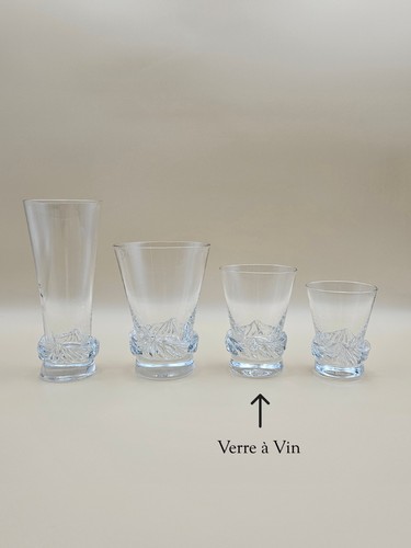Daum verre vin en cristal - daum,