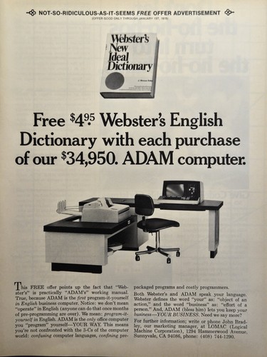 Lomac adam computer - computer, sunnyvale