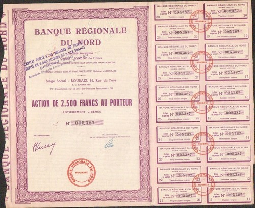 Banque régionale nord - banque,