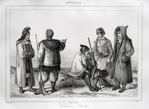 Sardegna costumi storici - sardegna,