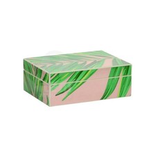 SCATOLA II IN LEGNO TROPICALE LACCATO ARREDO CASA ACCESSORI