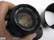 Sigma teleobiettivo zoom 70-210 4-5,6 UC lens per Sony / Minolta AF SA-Baionetta