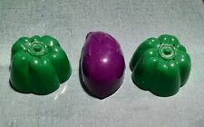 Carapelli - 3 Tappi In Plastica Spargisale Porta Sale Saliera - Anni 80/90