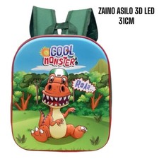 Zainetto Asilo 3D Dinosauro