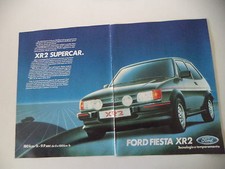 advertising Pubblicità 1984 FORD FIESTA XR2 XR 2