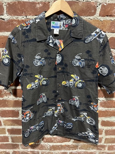 Camicia hawaiana rjc moto con - hawaiana,