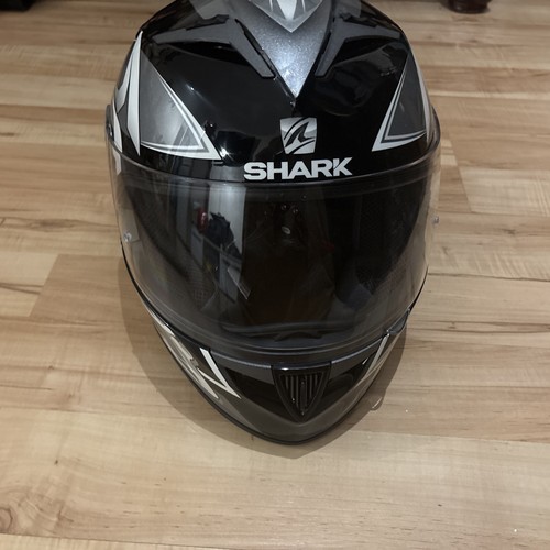 Casco moto shark - bianco, e