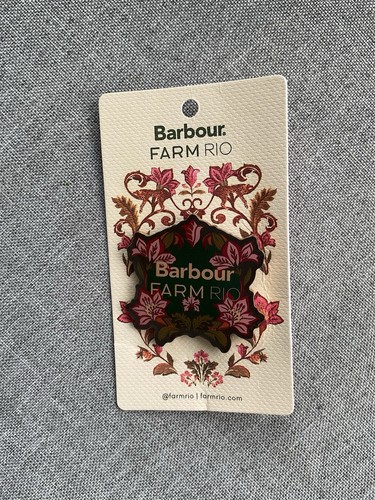 Barbour farm rio enamel pin - farm,