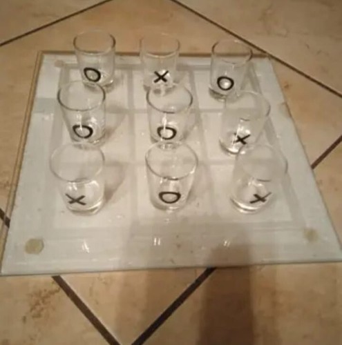 Set bicchieri con gioco - , tris