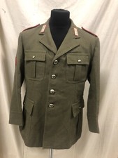 GIACCA PANNO KAKY CARABINIER CC XI^ BRIGATA 1960 Tg.48/50 + ALAMARI GRADI PATCH