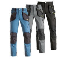 Kapriol Slick Pantalone da Lavoro Resistente Duraturo Tasche Porta Ginocchiere