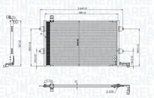 CONDENSATORE RADIATORE ARIA