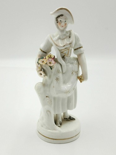 Antica statuina porcellana - antica,