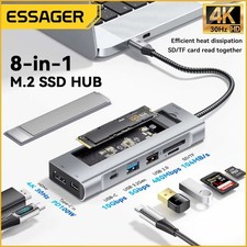 Hub USB-C Essager 8in1 Dock