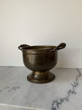 Fioriera vintage in ottone