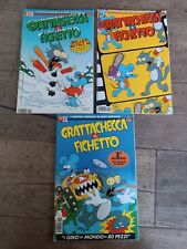 GRATTACHECCA & FICHETTO serie completa 1 2 3 i Simpson Bongo Comics Macchia Nera