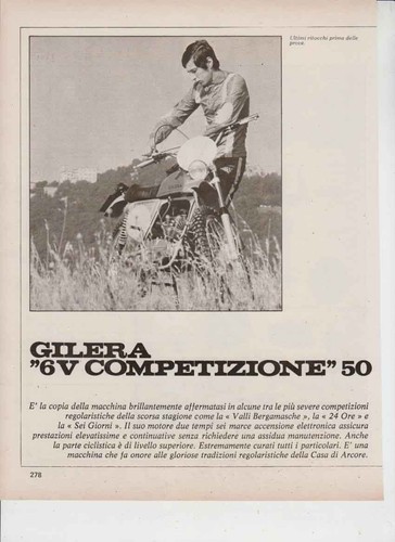 Advertising test moto gilera - moto,