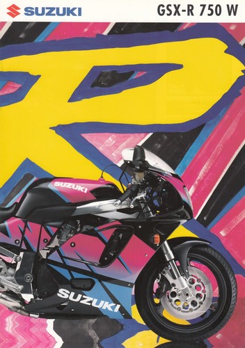 Suzuki gsx 750 depliant - suzuki, w