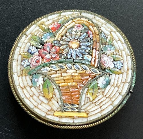 Spilla micro mosaico - micro, vintage