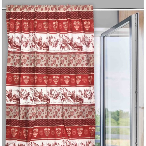 Tenda tirolese rossa - rossa, stile