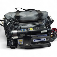 Videocamera JVC GR-FX12E nastro VHSC 400x zoom videocamera vintage, borsa, caricatore