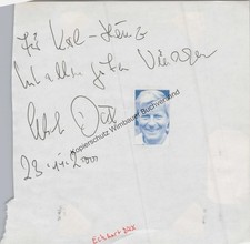 Autografo originale Eckhart