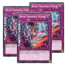 3x BUCO TRAPPOLA VUOTO • (Void Trap Hole) • Comune • SDBT IT030 • 1Ed • Yugioh!