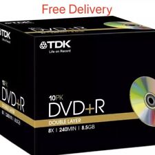 10 dischi DVD registrabili TDK