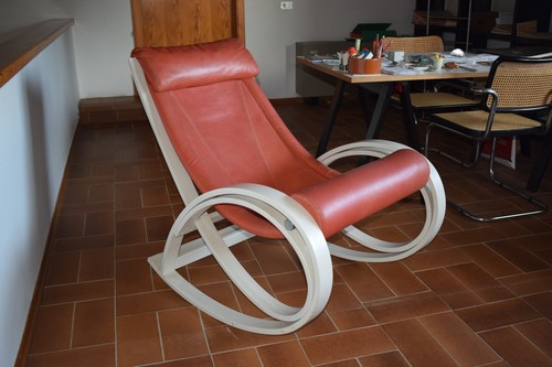 Poltrona dondolo vintage - poltrona,