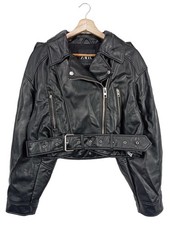 ZARA Giacca in ecopelle Donna