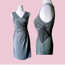 Abito da sera seta argento