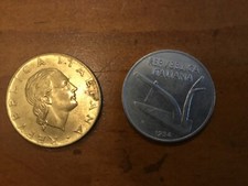 Italy 1978 200 Lire + 1954 10