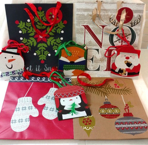 Sacchetti regalo natale set - sacchetti,