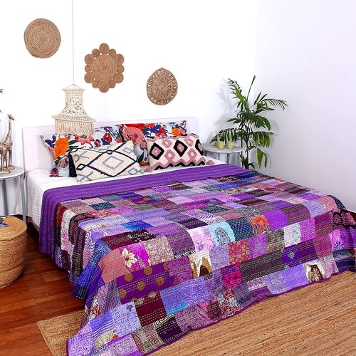 Copriletto indiano patchwork