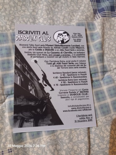 Diabolik cartolina - diabolik-,