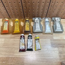 Liquitex Artist Color tubi pittura olio e acrilico vecchio stock lotto di 9