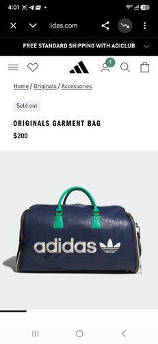 Borsa abbigliamento adidas - borsa,
