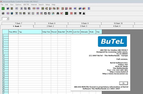 Uniden ubc785xlt software - uniden,