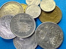LOT SET OF 10 SPANISH COINS