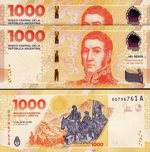 Argentina 1000 pesos 2023 - pesos,