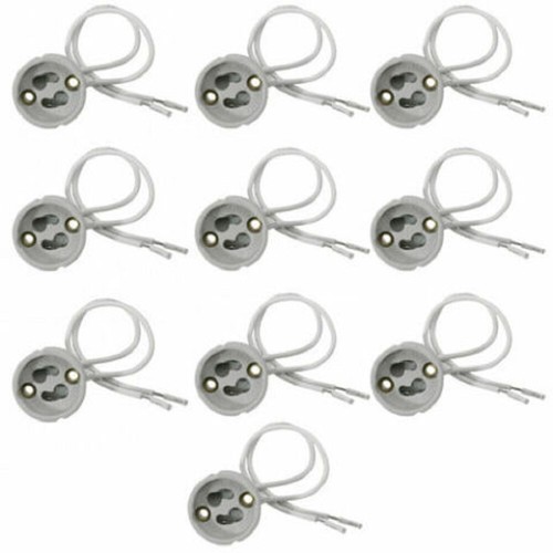 Portalampade gu10 lampadine - 10,