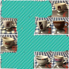 Tazzine di caffè BAR vintage