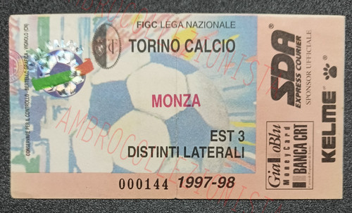 Biglietto partita torino - biglietto,